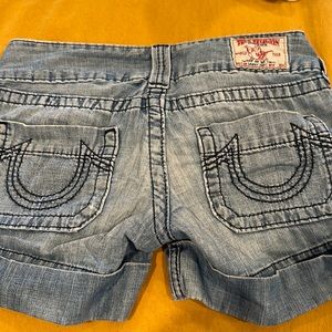 True religion woman shorts